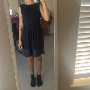 Black Calvin Klein mini dress